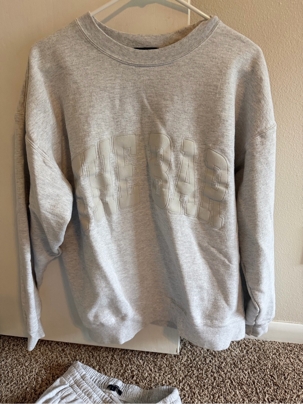 The Bar sweatshirt and sweatpants